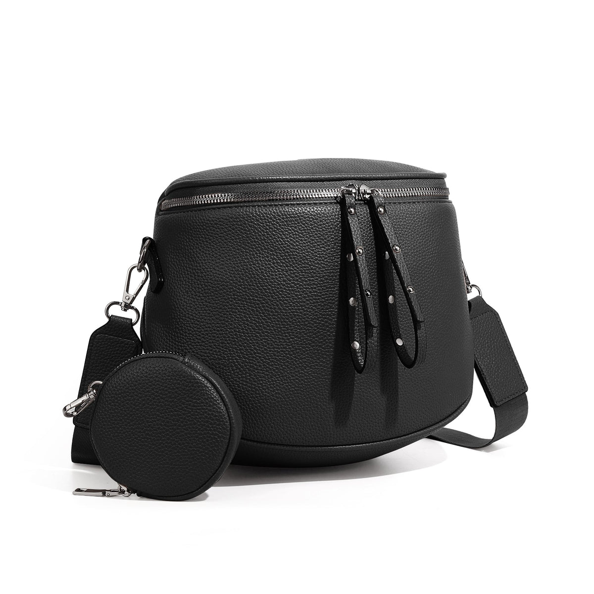 Ounamei Large Crossbody Bag for Women | Multi-Style Bag with Coin Pouch for Travel & Daily Use