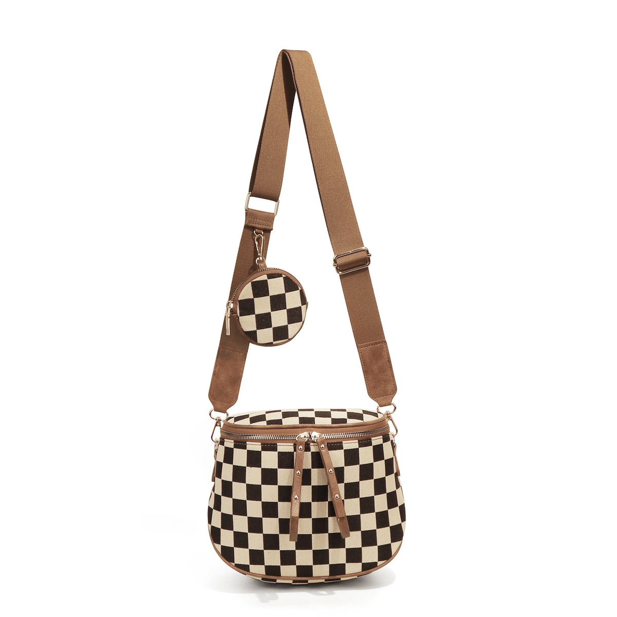 Ounamei Large Crossbody Bag for Women | Multi-Style Bag with Coin Pouch for Travel & Daily Use