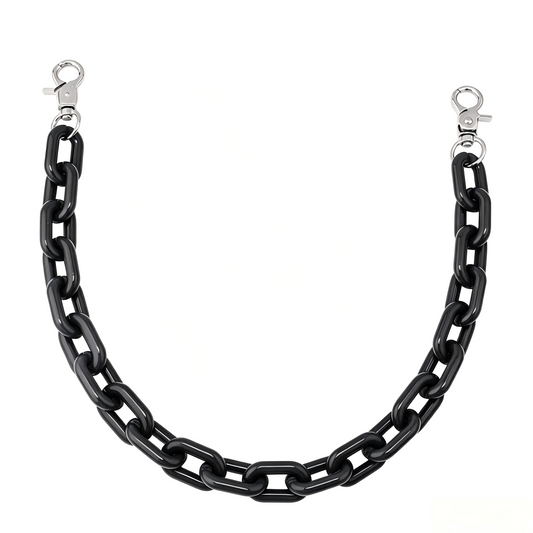Ounamei Acrylic Chunky Bag Chain Strap – 50cm Lightweight Statement Purse Charm