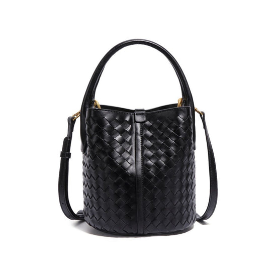Diana Woven Bucket Bag