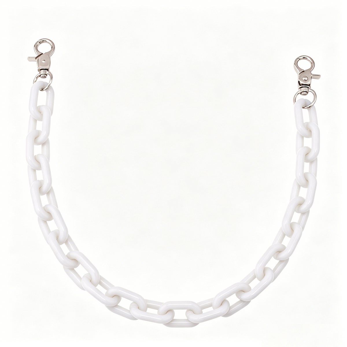 Ounamei Acrylic Chunky Bag Chain Strap – 50cm Lightweight Statement Purse Charm