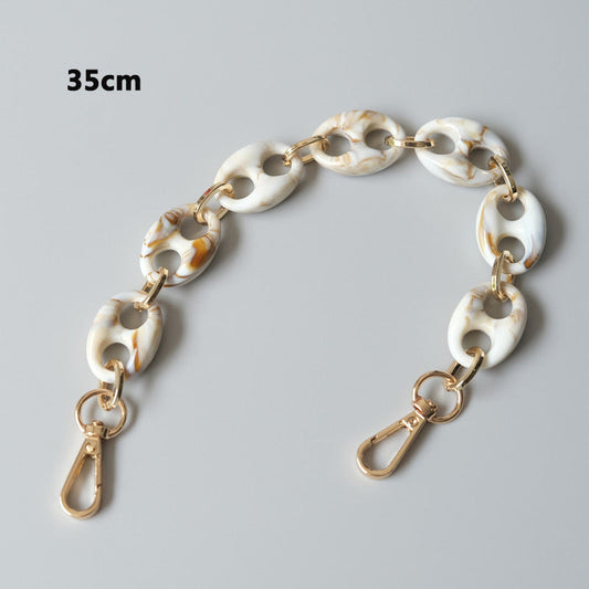 Ounamei Leopard Acrylic Pig Nose Chain Strap